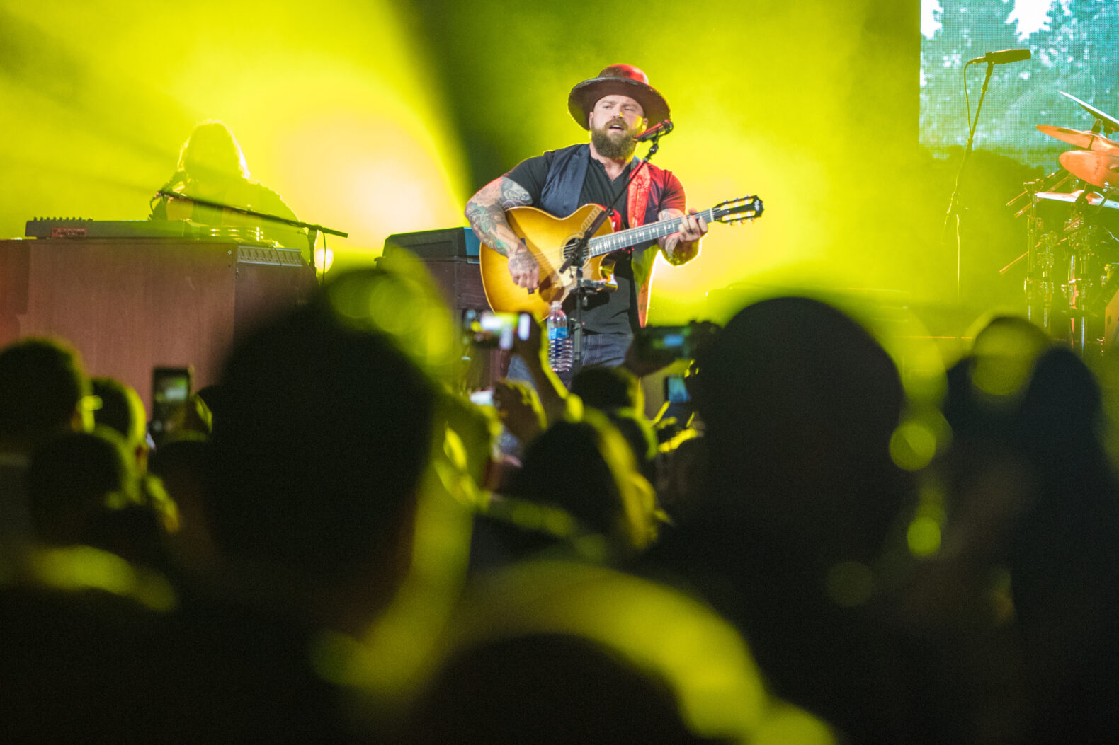 fans take user generated content of musician performing