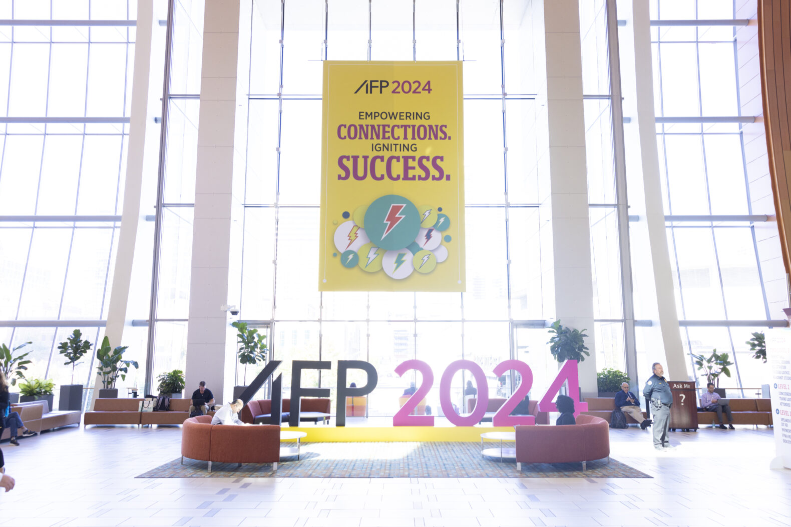 lobby of truist corporate event 2024