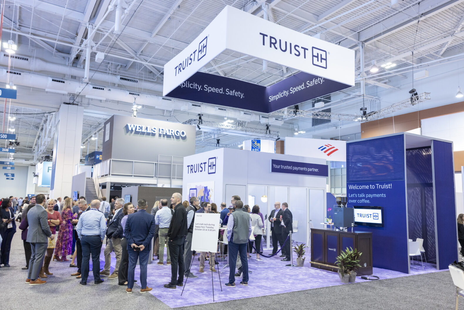 employees gathered at truist corporate event