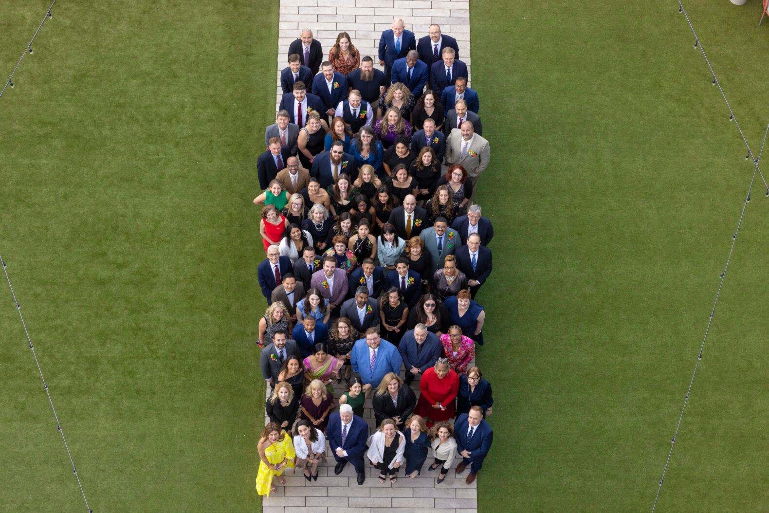 labcorp chairmans' award corporate event team photo